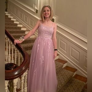 Lilac Jules & Cleo Prom Dress Ballgown from David’s Bridal